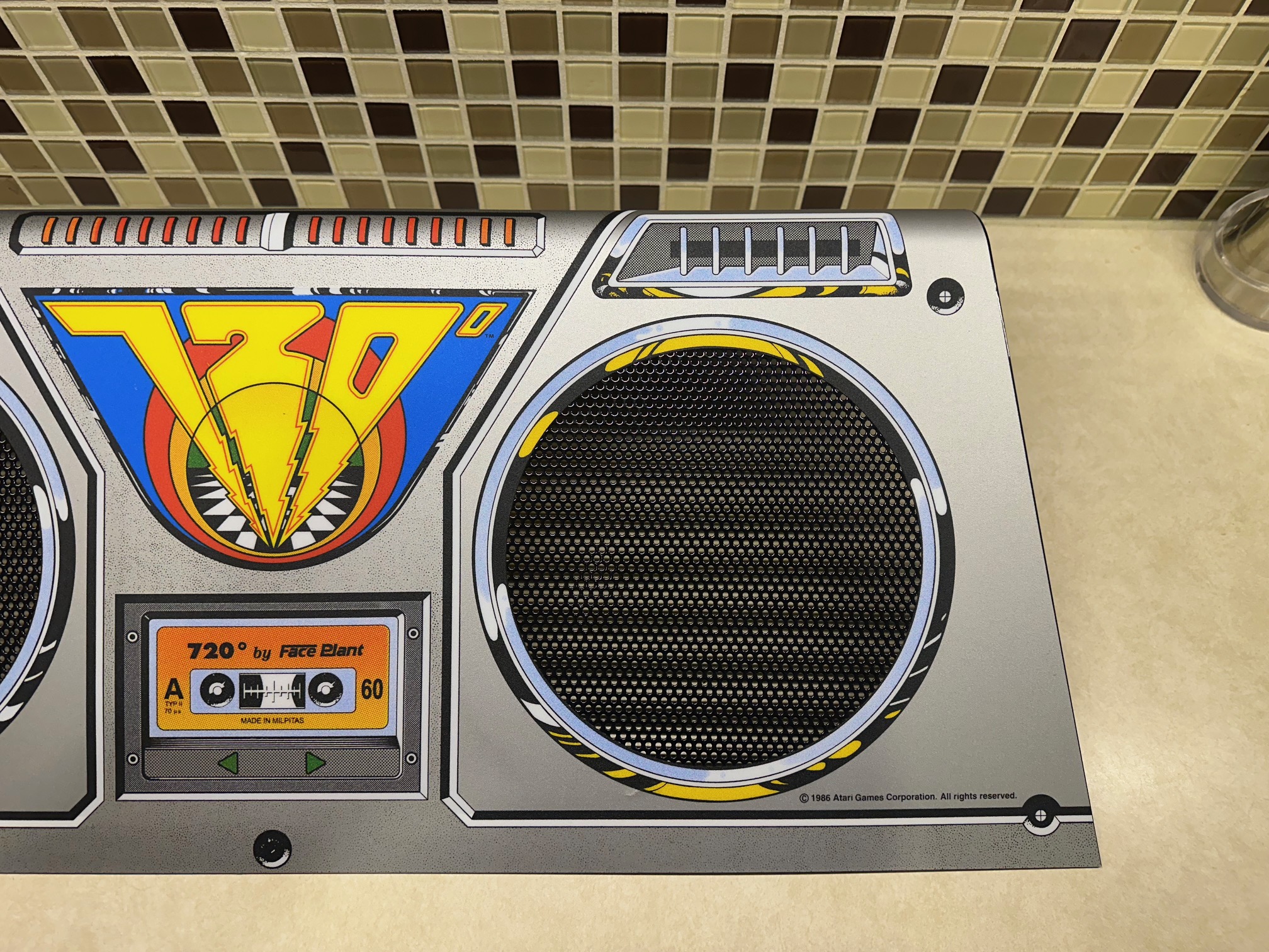 Atari 720 Speaker panel Panel - Image 4