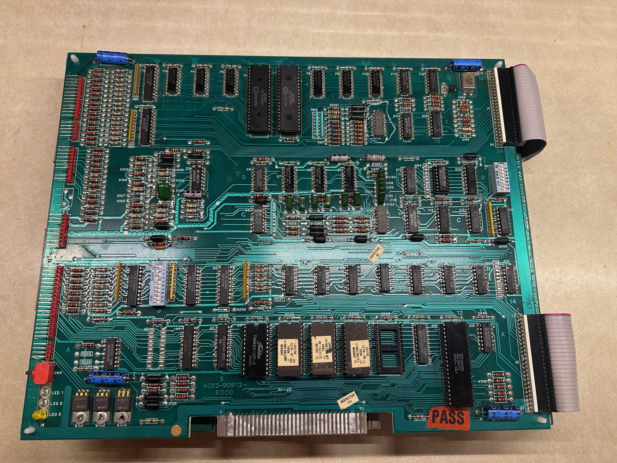 Midway MCR Tron PCB
